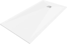 Mexen Stone+ kompozit zuhanytálca téglalap alakú 200 x 100 cm, fehér - 44101020
