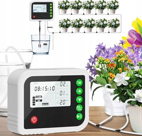 Kerti kaspó Öntözőrendszer Időzített csepegtető öntözés