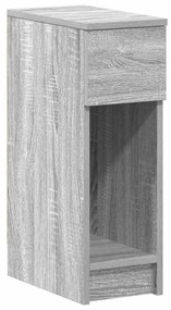éjjeliszekrények fiókos 2 db szürke sonoma 20 x 36 x 60 cm