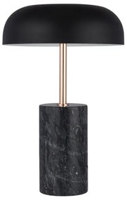 Searchlight EU60709BK - Asztali lámpa FRANKFURT 2xE14/7W/230V fekete