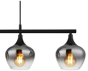 Globo 15548-4H1 - Csillár zsinóron MAXY 4xE27/40W/230V fekete