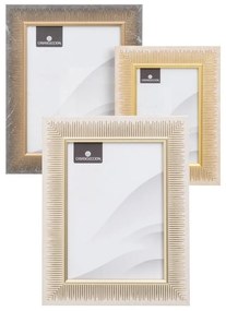 Barna-natúr színű műanyag álló-fali képkeret szett 3 db-os 19x24 cm – Casa Selección