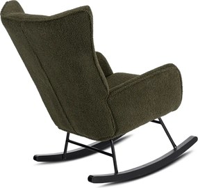Fotel Bujany JACKSON Zielony Boucle