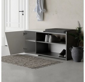 Cipőtároló Tinasa (antracit + fehér). 1094601