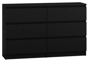 ESTELA M6 komód szekrény 120 - fekete