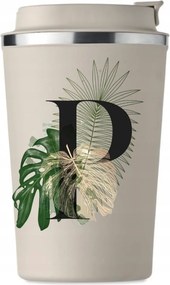 Prémium thermo bögre bézs P betűvel Patrícia Péter KT_231_b