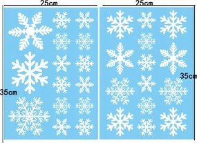 Ecarla Karácsonyi ablakmatrica 2 lap 25 x 35 cm NKD08