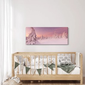 Kép - Fák a hótakaró alatt (120x50 cm)