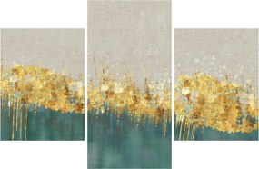 Kép - Textúra arany díszítéssel (90x60 cm)