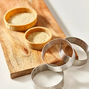 De Buyer 3098.05 perforált torta körkeret 12,5 cm,rozsdamentes acél, 12,5 cm