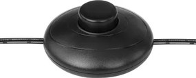 Globo 15345S Állólámpa fekete fém, füstszínű üveg búrával. Ø:300, H:1600, exkl. 1xE27 60W 230V