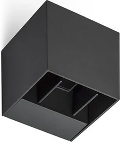 RENDL CARRE fali lámpa antracitszürke 230V LED 2x3W IP54 3000K