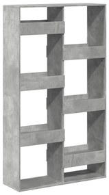 betonszürke szerelt fa térelválasztó 100 x 33 x 175 cm