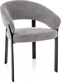Nagoja étkezőszék szürke/fekete