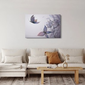 Kép - karikatúra, pillangók (90x60 cm)