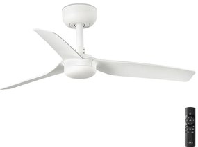 FARO Barcelona FARO 33820 - Mennyezeti ventilátor MINI PUNT S fehér átm. 90 cm + távirányítás FA33820