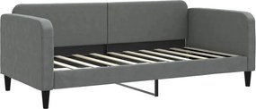 vidaXL sötétszürke szövet kanapéágy 90 x 190 cm