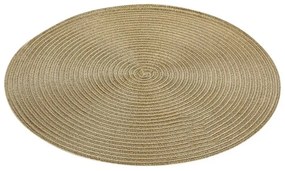 Altom Straw tányéralátét arany, , 4 daraboskészlet, átmérő 38 cm