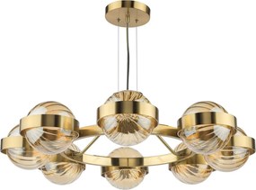 Dar Lighting glamour modern függeszték ophira antik arany borostyán daroph0835