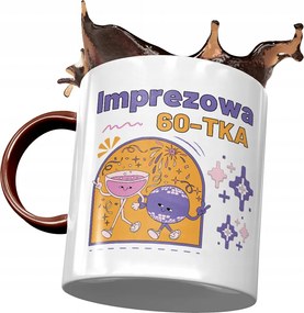 Bordó Bögre Születésnapra 60 60-es 60-as Ajándék Nyomtatott Fotóval