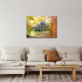 Egy tó képe (70x50 cm)