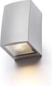 RENDL SELMA fali lámpa ezüstszürke 230V LED GU10 8W IP54