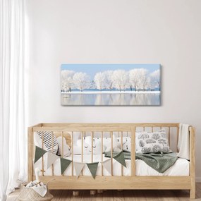 Egy kép egy téli tájról (120x50 cm)