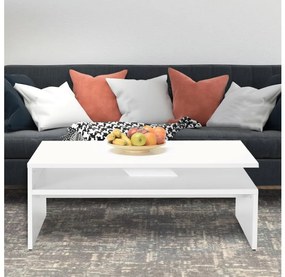 Adore Furniture Kávésasztal 42x110 cm fehér AD0144