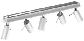 Spotlámpa PRESTON 5xGU10/40W/230V fehér/króm