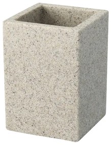 BISK Erga Sand, álló fogkefe pohár, homok, ERG-01596