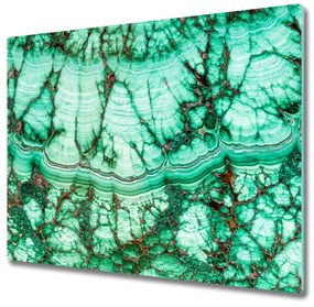 Üveg vágódeszka malachit textúra 60x52 cm