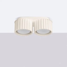 Sollux SL.1793 - AURA krémszínű spotlámpa 2xGX53/10W/230V