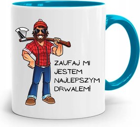 Favágóknak Bögre Kék Születésnapi Ajándék fényképes nyomtatással