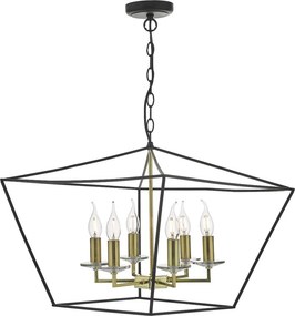 Dar Lighting GRETCHEN GRE0654 Csillár 6x40W/E14