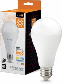 Led izzó E27 Golyó 15W 1500lm 6000K Hideg 270°