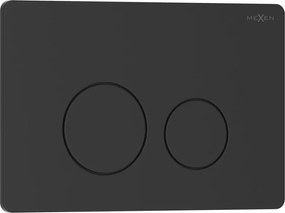 Mexen Tex 06 nyomólap rozsdamentes acél, fekete matt - 6106-02