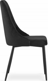 AKCIÓ Fekete bársony ebédlőszék IMOLA II. osztály