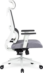 Forgószék ergonomikus kialakítással, szürke színben. NICKI