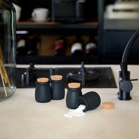 ODLITO ÖNTÖTT Betondoboz – Nefertiti – grafit (fekete) – 8 cm – 6db