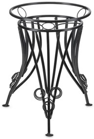 Virágállvány 47x43 cm fekete