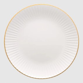 Lapostányér 27cm Daisy 1608C arany vonal Lubiana