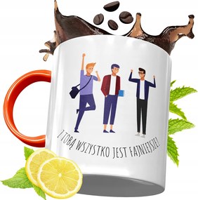 Narancssárga Bögre Barátnő Barátnőjének, fényképes nyomattal