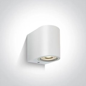 ONE LIGHT 67142F-W OUTDOOR CYLINDERS Modern Kültéri Fali Lámpa Fehér GU10 IP44