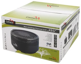 Cattara Keg faszén asztali grill, átmérő 30 cm