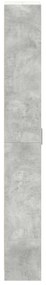 szekrény beton szürke 55x25x189 cm mérnökelt fa