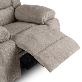 Modern Relaxfotel Vintage Bézs Bársony Kárpittal. ARTURO