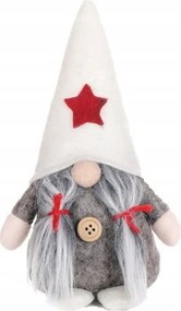 eCa KSN08 Vánoční decorace Skřítek 19 cm fehér