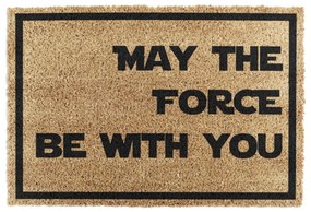 Kókuszrost lábtörlő 40x60 cm May the Force Be With Your – Artsy Doormats