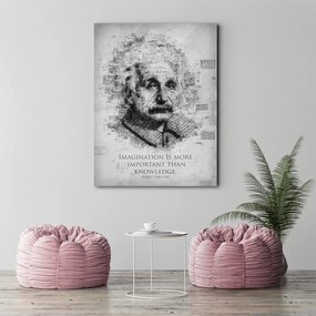 Gario Vászonkép Tudós Albert Einstein - Gab Fernando Méret: 40 x 60 cm