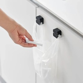 Fekete szilikon multifunkciós tartó szett 2 db-os Film Hook – YAMAZAKI